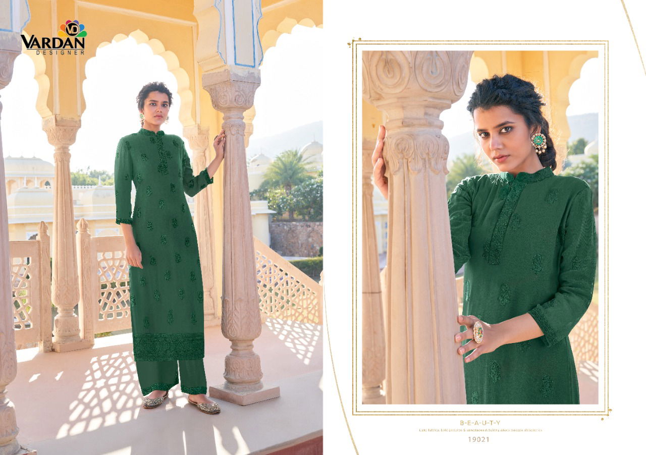 Vardan Mahel 1 New Designer Exclusive Wear Kurti With Bottom Collection